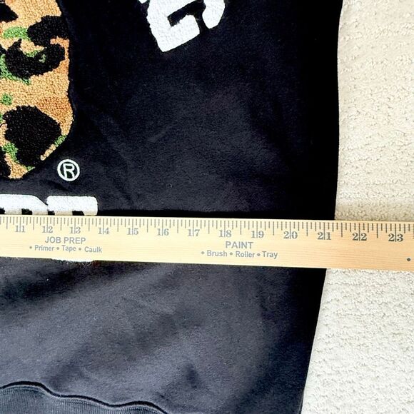 A Bathing Ape BAPE 1st Camo College Crewneck Black Sweatshirt - US Men’s XL - Picture 12 of 12